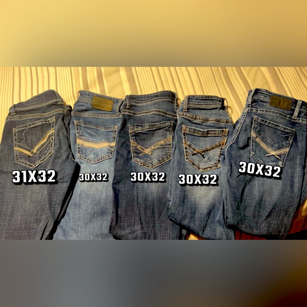 LOT BKE Mens Straight/Bootcut Jeans